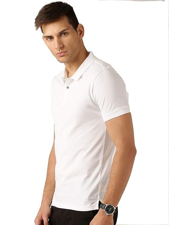 Poly Cotton Solid Half Sleeves Mens Polo T-shirt (Pack of 2)